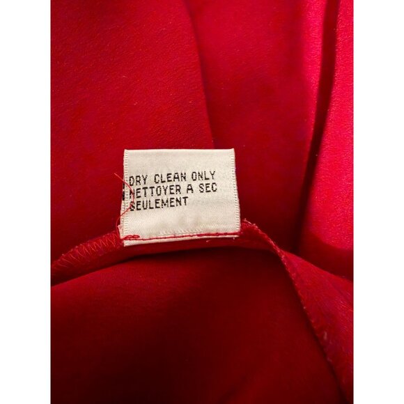 VTG Talbots Silk Maxi Dress 10 Classic Cocktail Holiday Minimalist 100% Silk - Picture 8 of 9